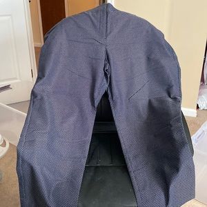 Talbots Plus Size 24 W Navy Pattern Newport Pant